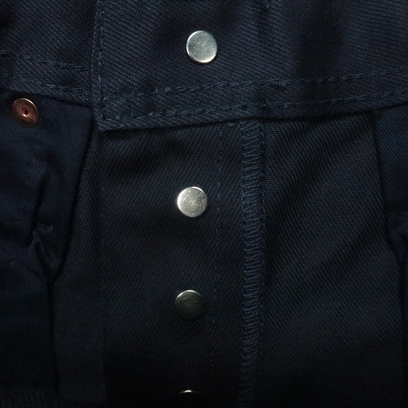 Men's Straight Jeans - Navy - Picture 7 of 11